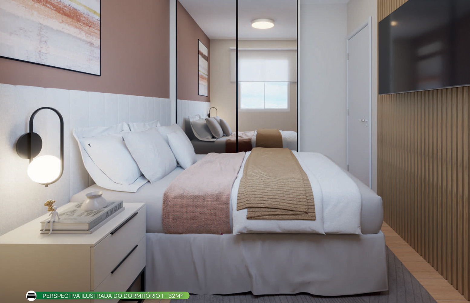 Quarto principal do 32m²