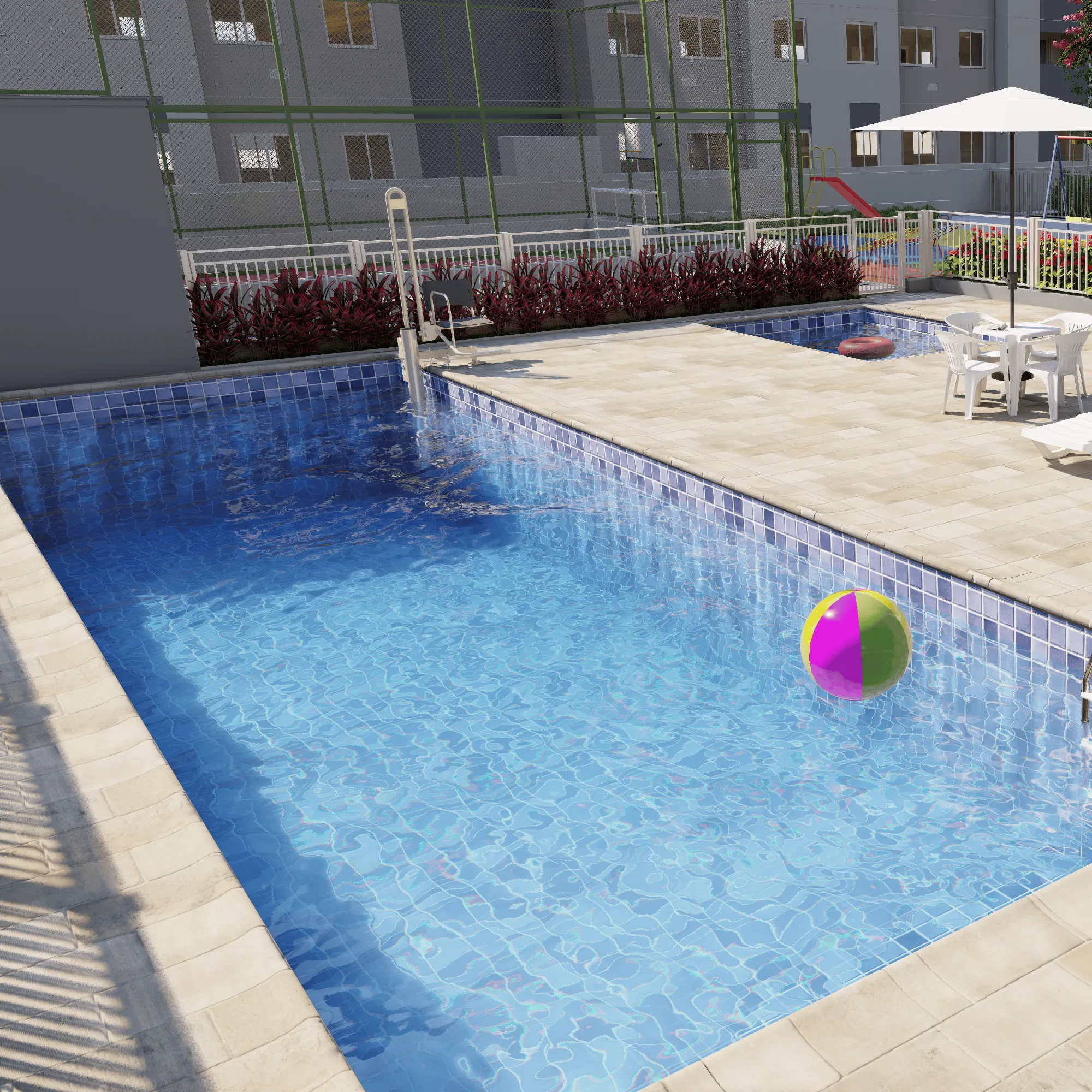 Piscina adulto e infantil